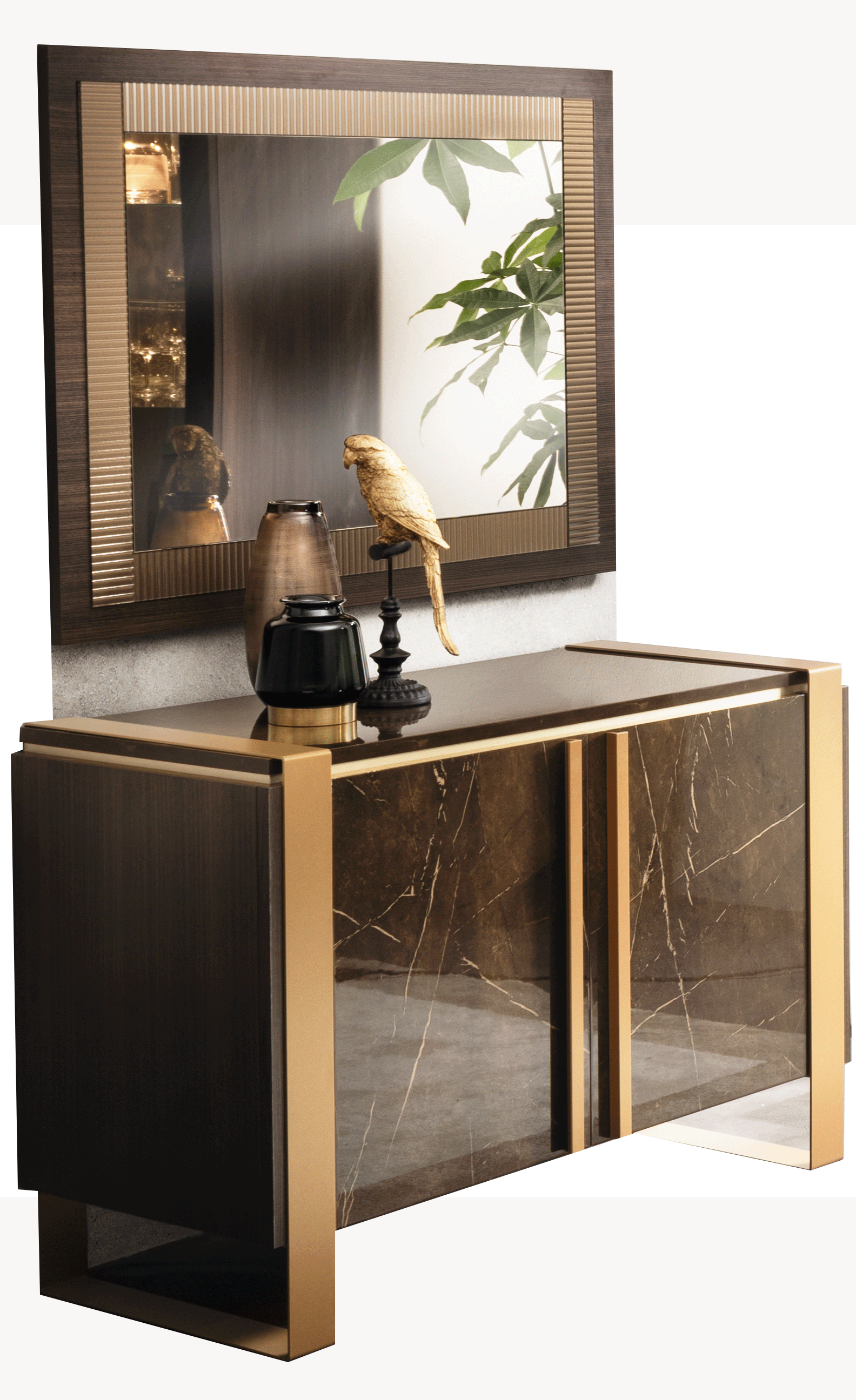 Brands Camel Classic Collection, Italy Essenza 2 Door buffet + Small mirror