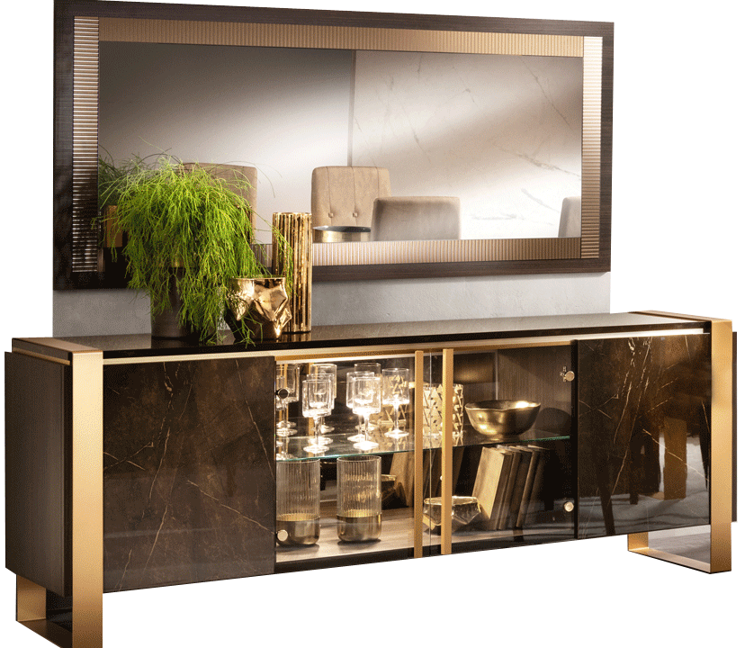 Brands Arredoclassic Living Room, Italy Essenza Buffet / Mirror
