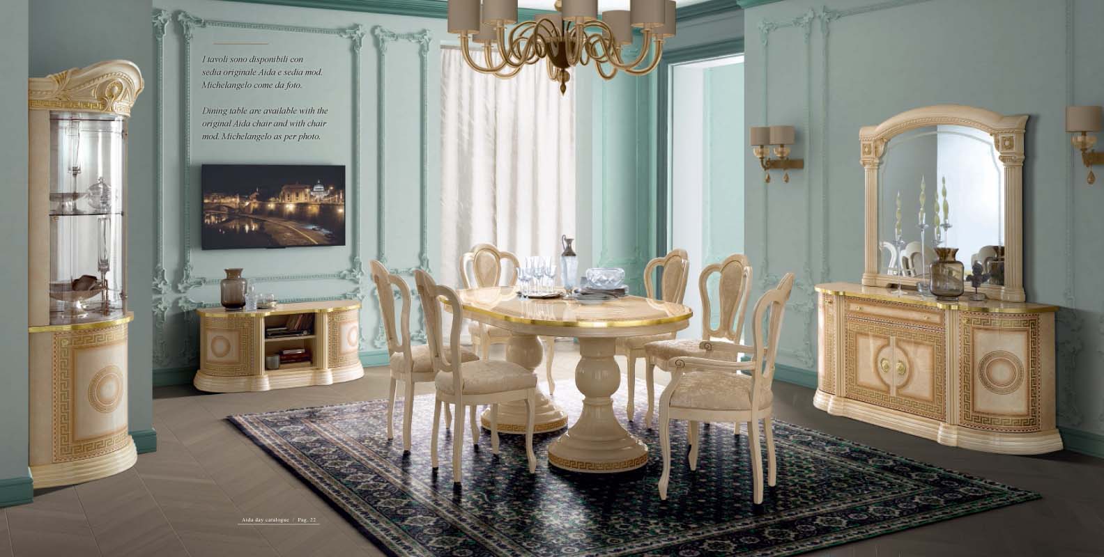 Aida Dining Table, Tables, Dining Room Furniture