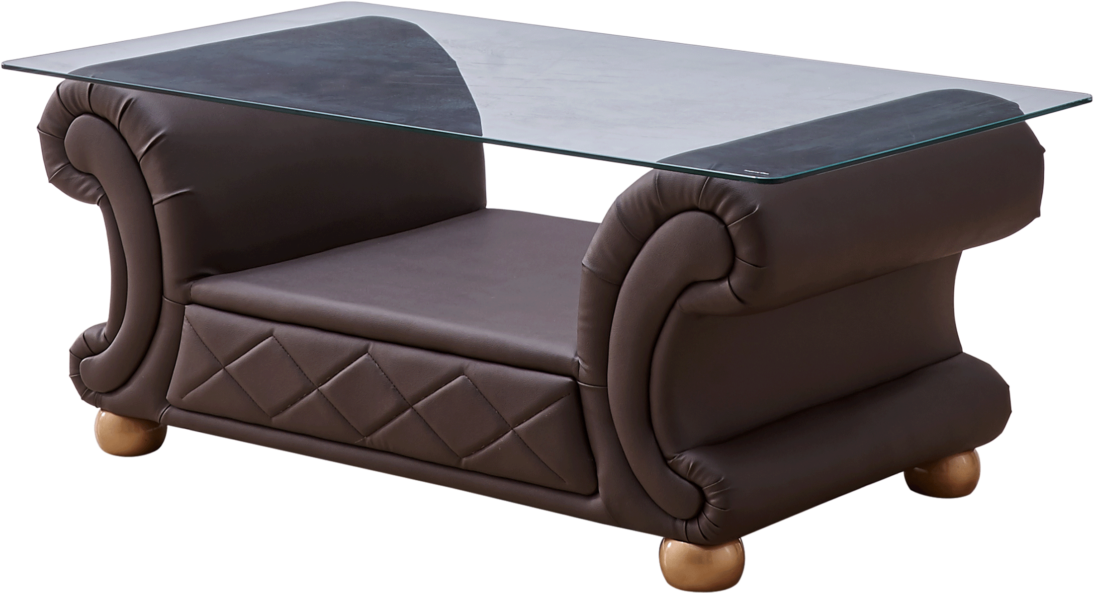 Bedroom Furniture Modern Bedrooms QS and KS Apolo Brown Coffee table