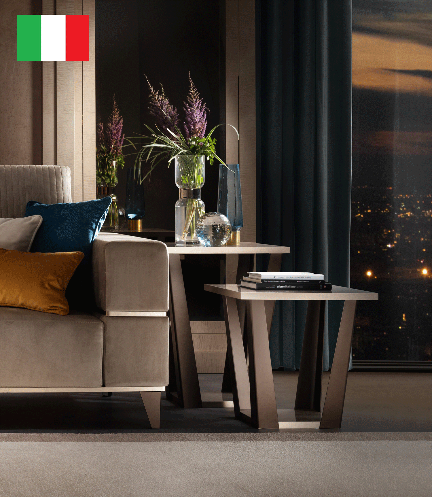 Brands Formerin Modern Living Room, Italy ArredoAmbra End tables