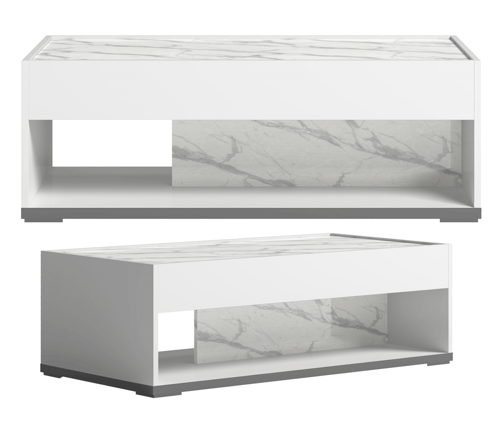 Brands Status Modern Collections, Italy Carrara Coffee Table