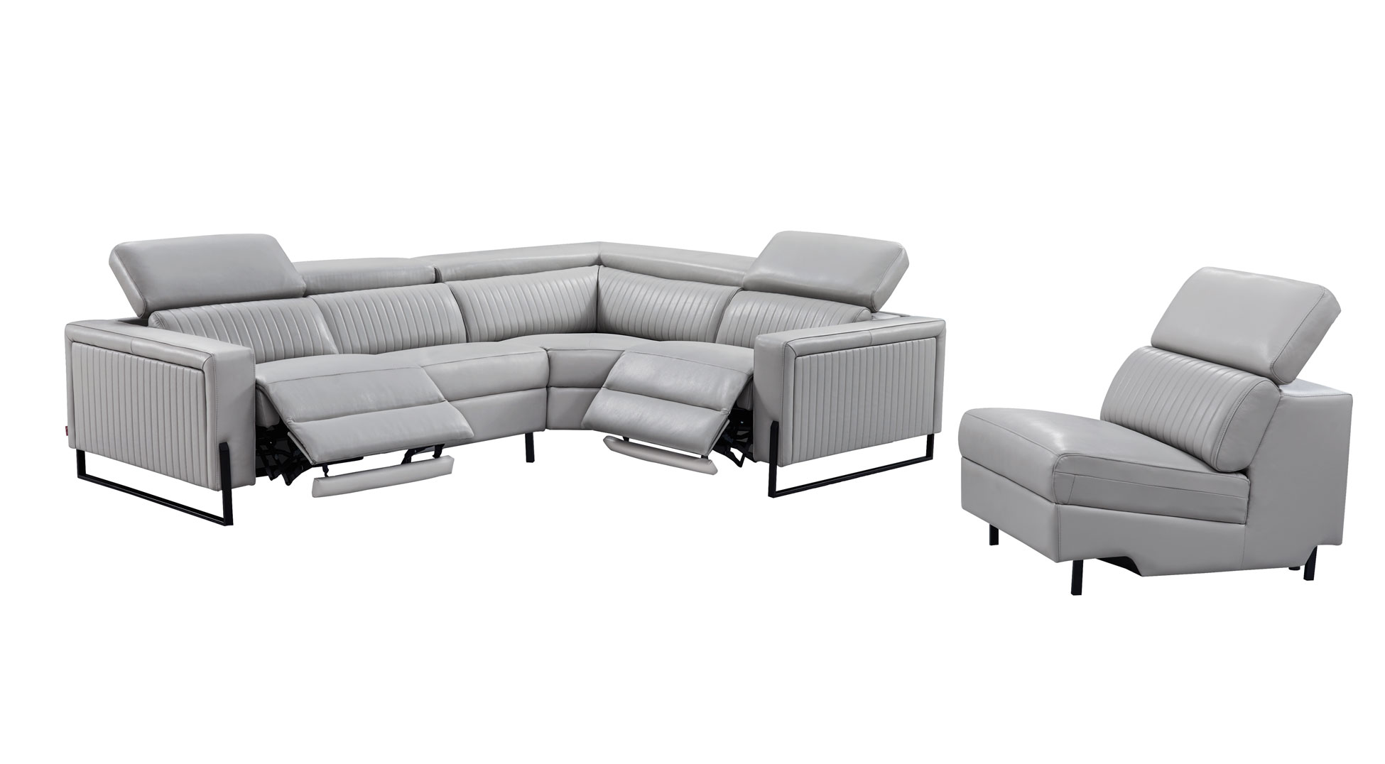 Clearance Living Room 2787 Sectional w/ recliners