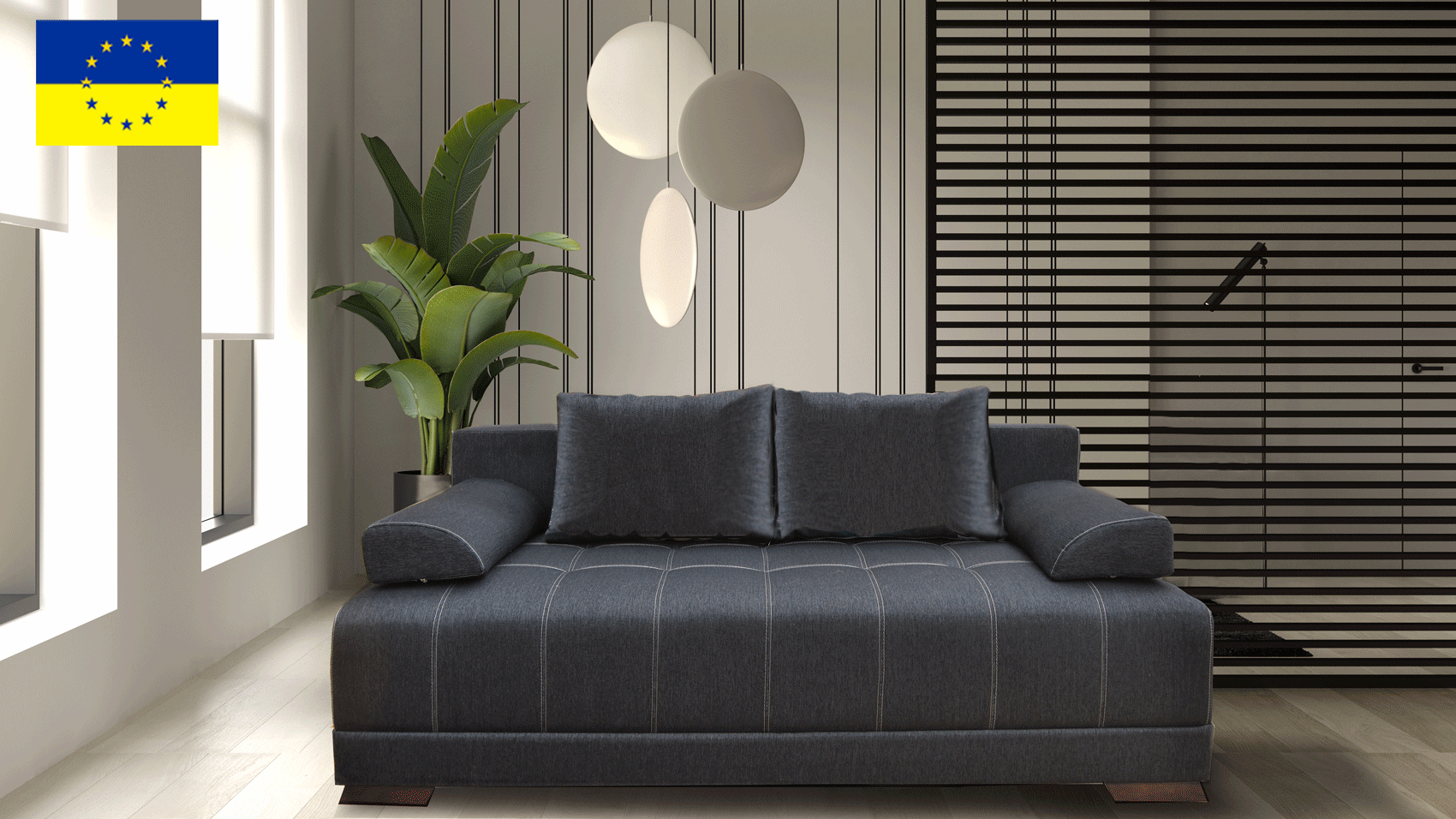 Brands SWH Modern Living Special Order Brooklyn Sofa bed and storage