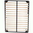 Wooden Slats Frame, Queens Size, folded in 2 parts, with 6 legs, 151x202