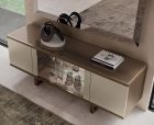 4 Door buffet 2-Wooden-Doors2-Glass-Doors