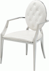 110 Dining Arm Chair White